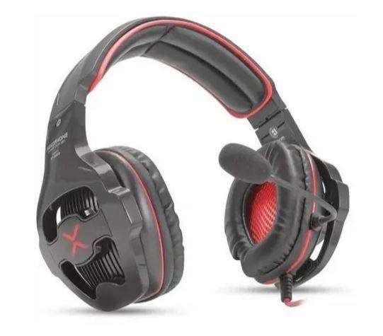 Imagem de Headfone gamer usb/p2 7.1 surround led c/microfone hf-g650 verm