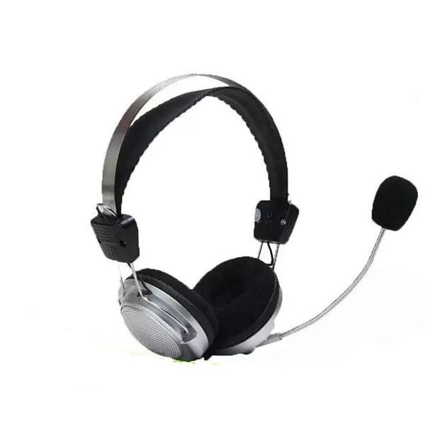 Imagem de Headphone Com Microfone Fio Resistente Para Aula Lan House