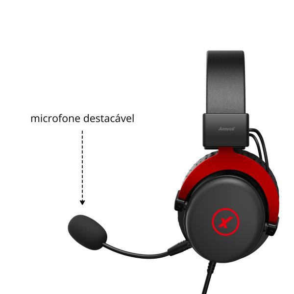 Imagem de Headphone Gamer Amvox AHP 0812