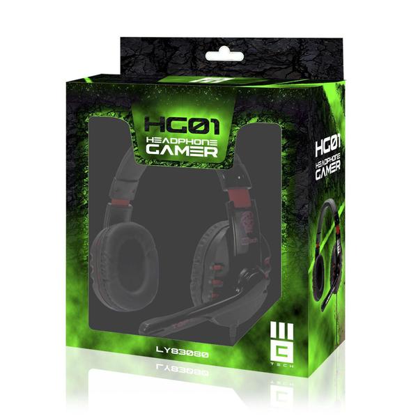 Imagem de Headphone Gamer Profissional com Controle de Volume HG01 - Mb Tech