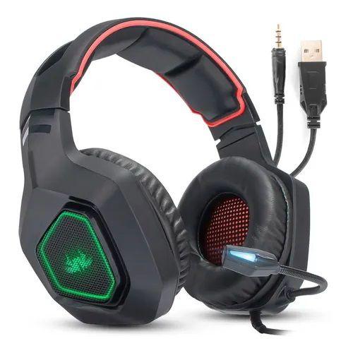 Imagem de Headphone Headset Gamer KP-488 C Led RGB Super Bass PC Xbox