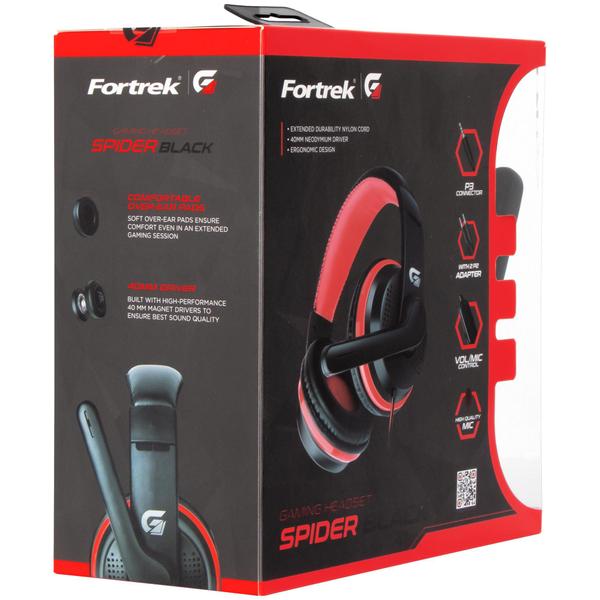 Imagem de Headseat Gamer Fortrek Spider Black PT/VM