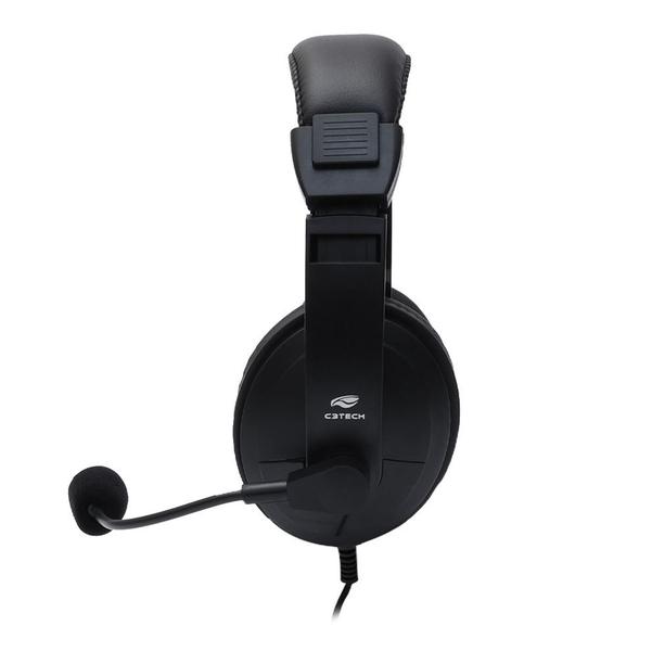 Imagem de Headset C3 Tech Voicer Confort  Usb, Com Microfone, Preto - Ph-320bk