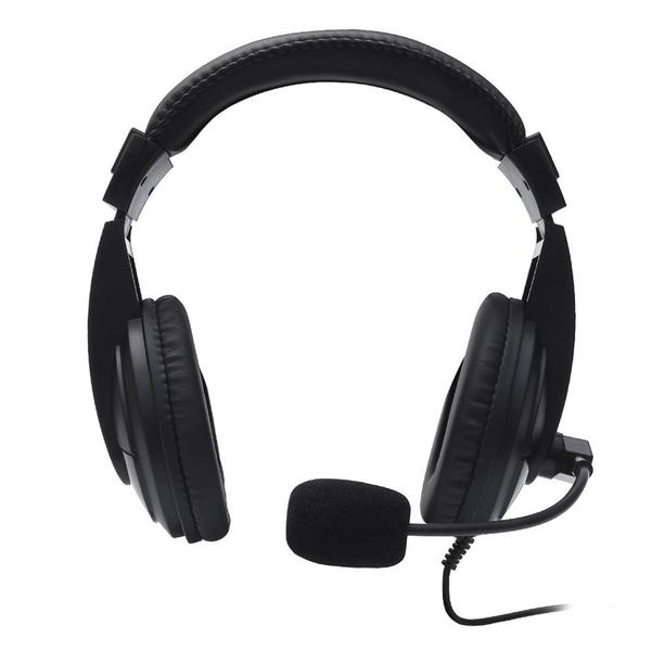 Imagem de Headset com microfone C3 Tech Voicer Confort, com Conexão USB, Preto, PH320BK