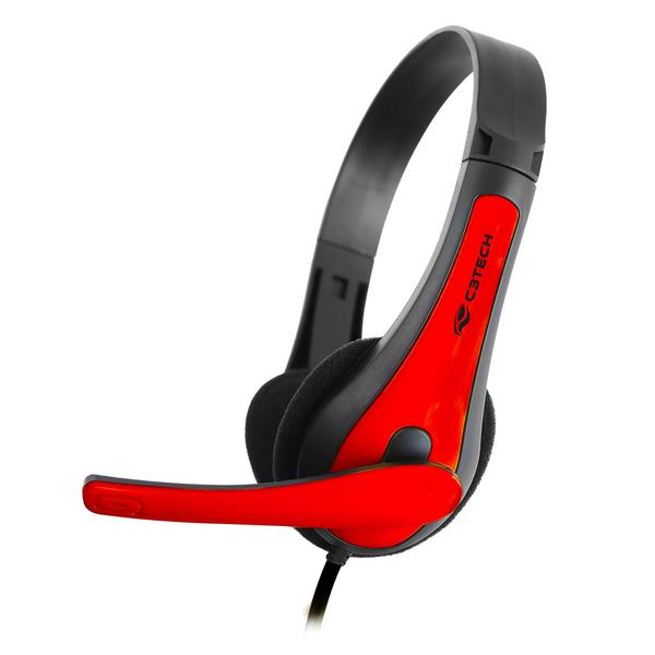 Imagem de Headset Com Microfone C3Tech PH-30BK Preto