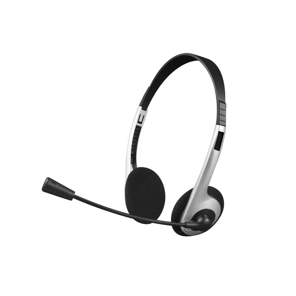 Imagem de Headset Fone Com Microfone PH-01SI Prata - C3Plus