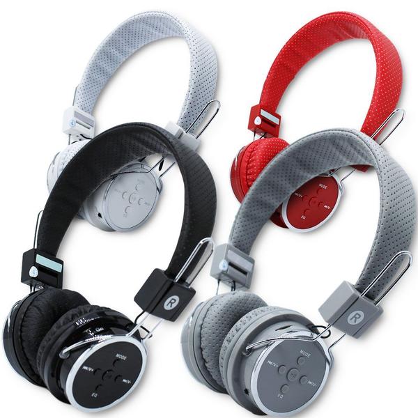 Imagem de Headset Fone De Ouvido Bluetooth Sem Fio Fm Mp3 C/ Microfone