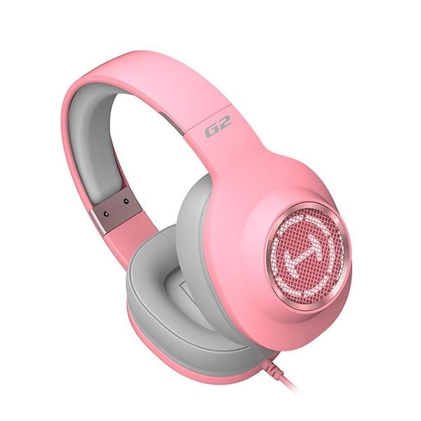 Imagem de Headset Gamer 7.1 Edifier G2 Ii Rosa Com Orelhas De Gato