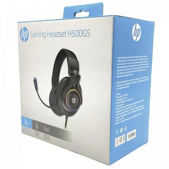 Imagem de Headset Gamer 7.1 Rgb Usb H500Gs Preto Hp