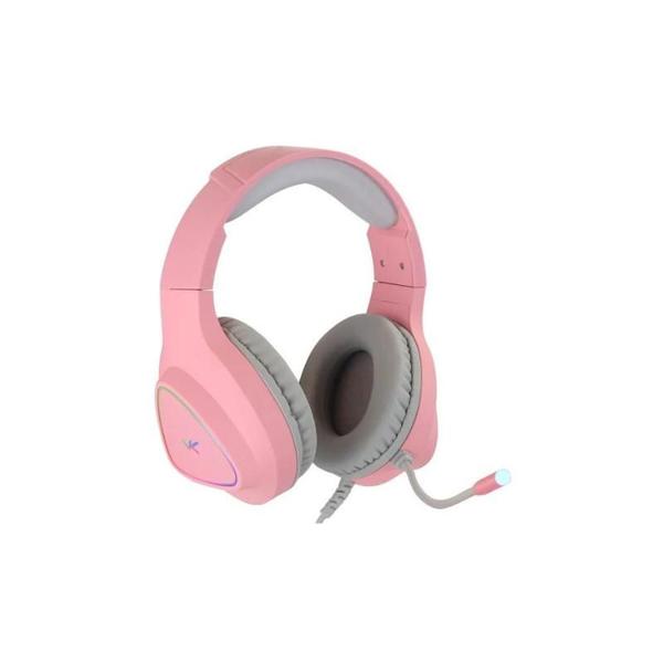 Imagem de Headset Gamer 7.1 Vinik Chroma Rgb Conexão Usb Rosa - Gh804