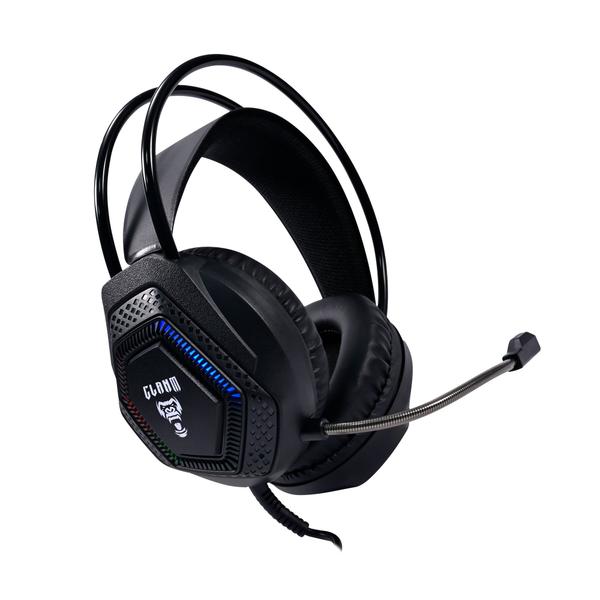 Imagem de Headset Gamer Alça Autoajustável Led Jungle CL-HJ507 Clanm