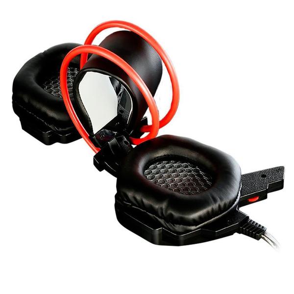 Imagem de Headset Gamer C3 Tech Sparrow, P2, Preto e Vermelho - PH-G11BK