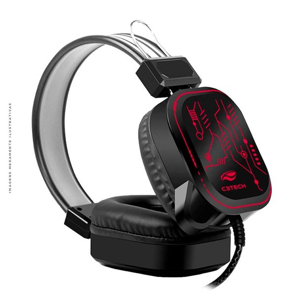 Imagem de Headset Gamer C3Tech Crane, USB, Preto - PH-G320BKV2