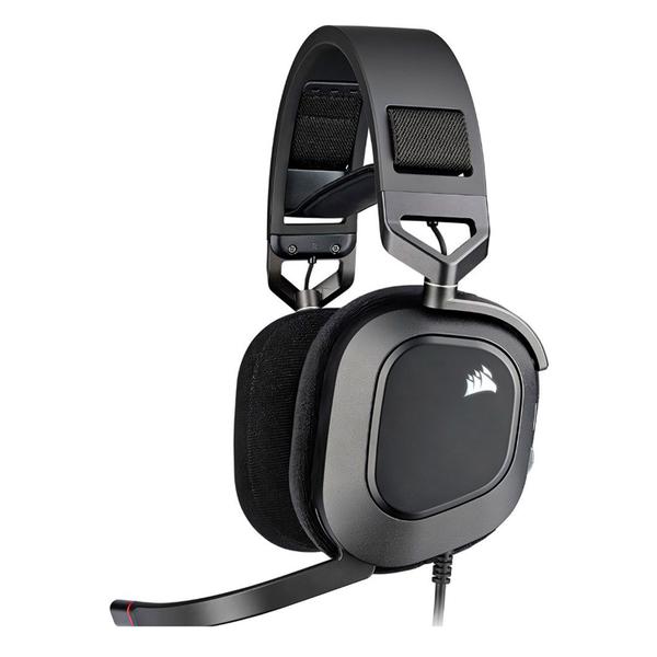 Imagem de Headset Gamer Corsair HS80 RGB Wireless Branco/Preto