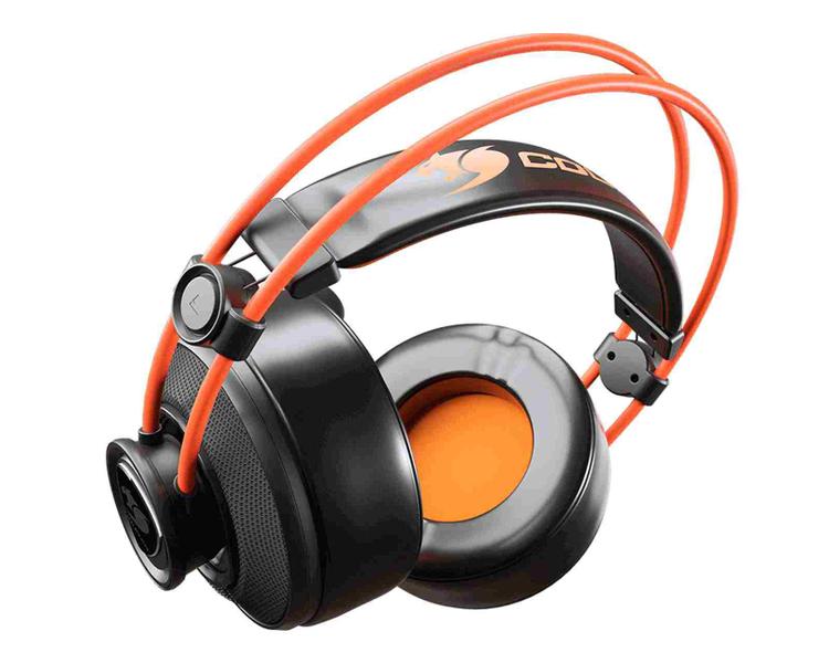 Imagem de Headset Gamer Cougar Immersa Ti Stereo Preto/Laranja - 3H300P40T.0001