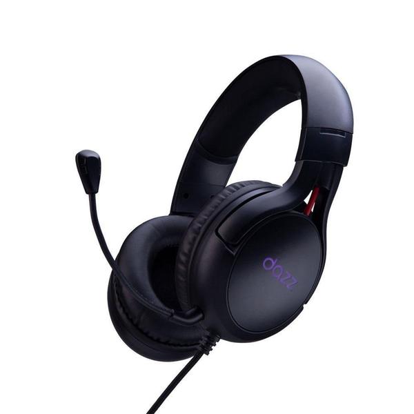 Imagem de Headset Gamer Dazz HR 7343, Surround 7.1, Drivers 40mm, USB, Preto - 62000109