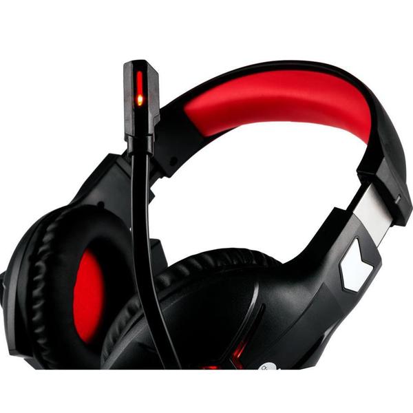 Imagem de Headset Gamer Dazz Titan 2.0, USB, Preto e Vermelho - 624848