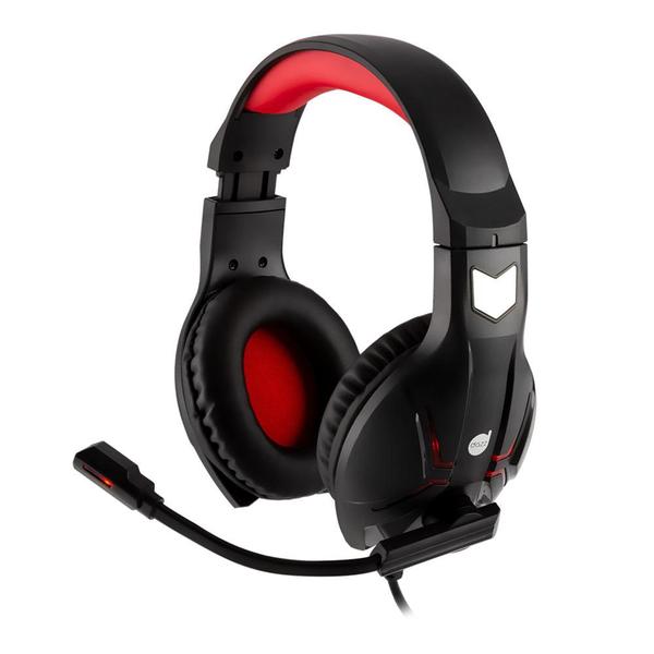 Imagem de Headset gamer dazz titan 2.0, usb, preto e vermelho - 624848