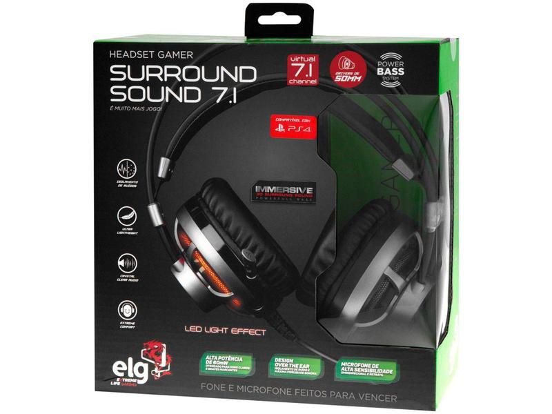 Imagem de Headset Gamer ELG Surround Sound 7.1 - HGSS71