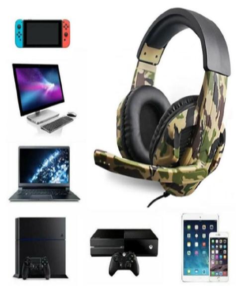 Imagem de Headset gamer Estereo 7.1 Com microfone Camuflado