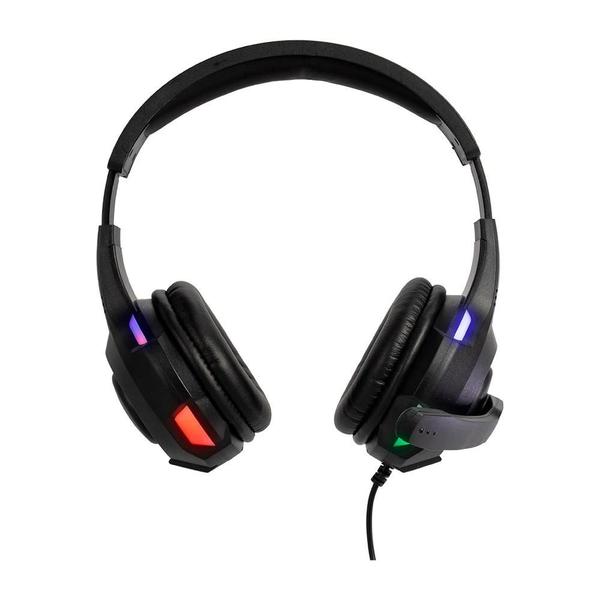 Imagem de Headset Gamer Evolut EG307 Rival, LED, Drivers 40mm, USB, P3, Preto - EG-307