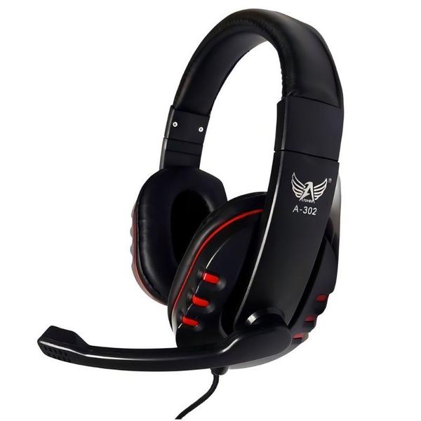 Imagem de Headset Gamer Fone De Ouvido P2 Compatível Pc Celular Note PS4 Xbox 