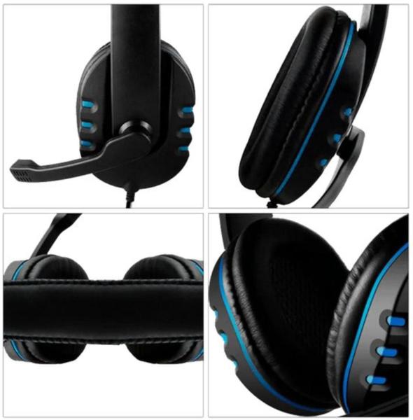 Imagem de Headset Gamer Fone de Ouvido para Jogos com Microfone P2 3.5mm