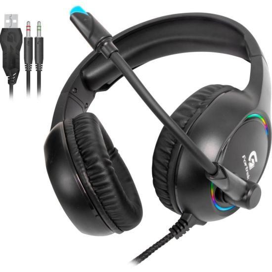 Imagem de Headset Gamer Fortrek Holt P2 + USB RGB Preto