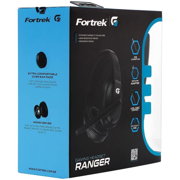 Imagem de Headset Gamer Fortrek Ranger - Preto