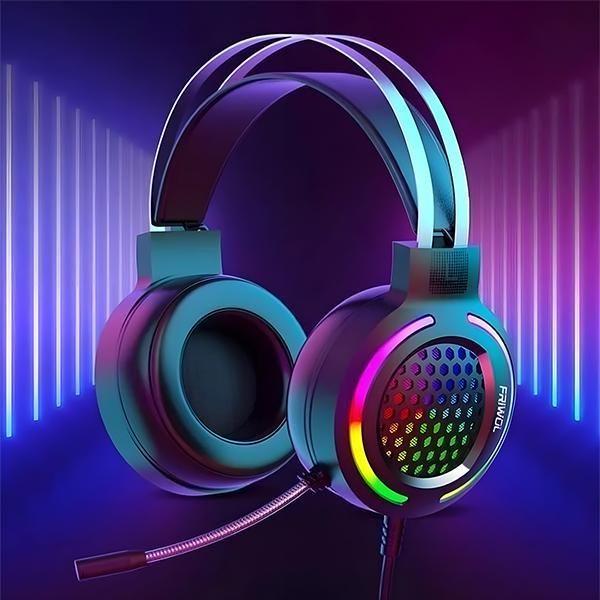 Imagem de Headset Gamer Friwol X2 Rgb Profissional Pc Console - Preto