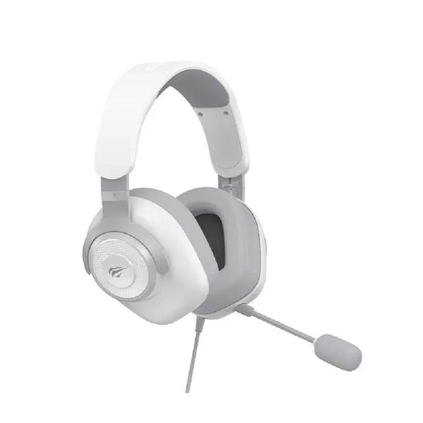 Imagem de Headset Gamer Havit H2230d Multiplatforma P2/p3 Cinza/Branco