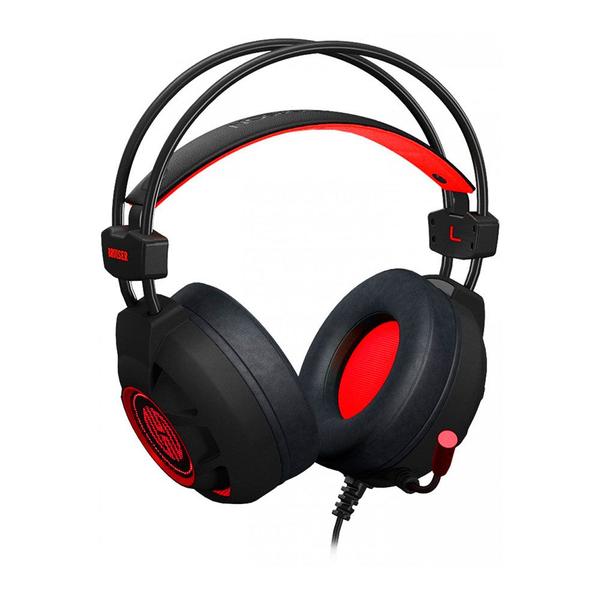 Imagem de Headset Gamer Hoopson Bruiser, Led, Usb, Vermelho, Dg28r