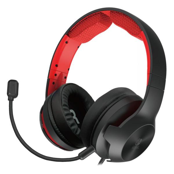 Imagem de Headset Gamer Hori Pro - Preto / Vermelho (NSW-200U)