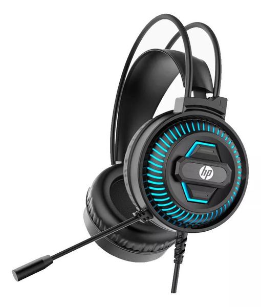 Imagem de Headset Gamer Hp Conexão P2 Blue Light Dhe-8001 Preto