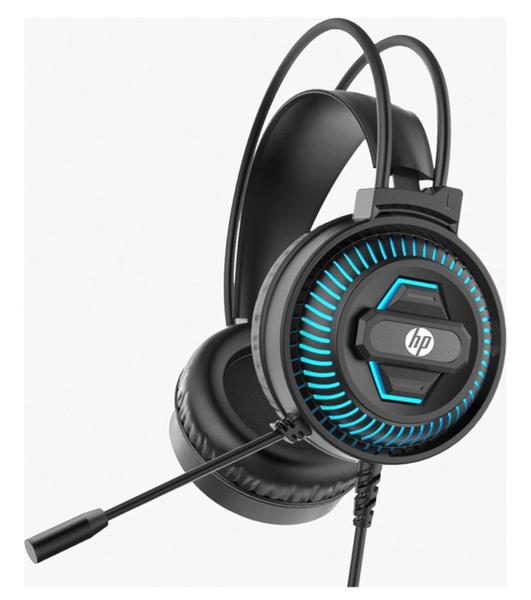 Imagem de Headset Gamer Hp Conexão P2 Blue Light Dhe-8001 Preto