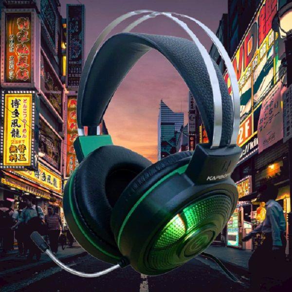 Imagem de Headset Gamer Kapbom Ka-906 C/ Luz Led Rgb Youtubers