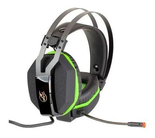 Imagem de Headset Gamer Kross Aros Usb 7.1 Preto Verde Ke-hs200 Ps Pc