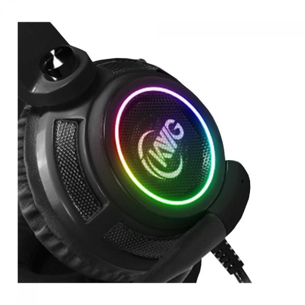 Imagem de Headset Gamer Kwg Taurus P1 Preto Rgb Usb - Taurus P1 Rgb