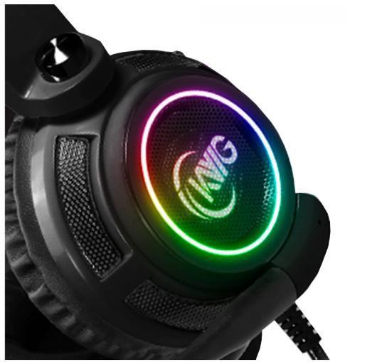 Imagem de Headset Gamer KWG Taurus P1 RGB Com Microfone Preto