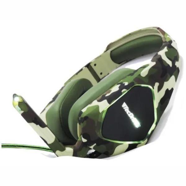 Imagem de Headset Gamer Led P3 Usb Px-8 Caçador Tecdrive - Verde