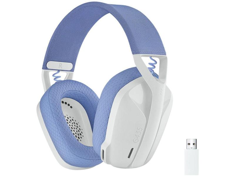 Imagem de Headset Gamer Logitech G G435 sem Fio - PC PS4 PS5 Branco