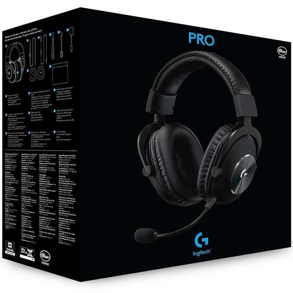 Imagem de Headset Gamer Logitech G PRO X 7.1 Dolby Surround - 981-000817