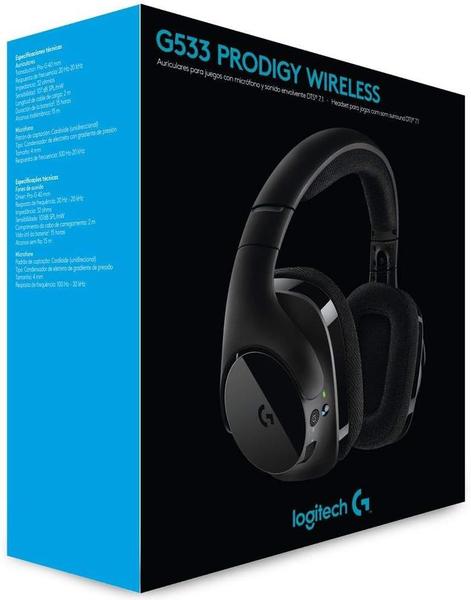 Imagem de Headset Gamer Logitech G533 Wireless Preto - 981-000633