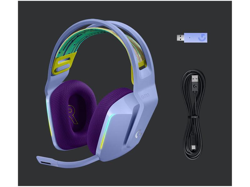 Headset Gamer Logitech G733 PC MAC PS4 sem Fio 7.1 Headset Gamer Magazine Gatry