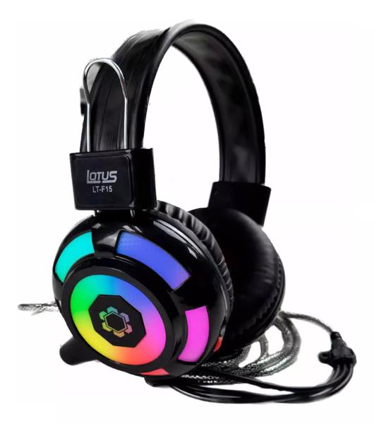 Imagem de Headset Gamer Lotus Led Rgb Resistente Ajustável P2