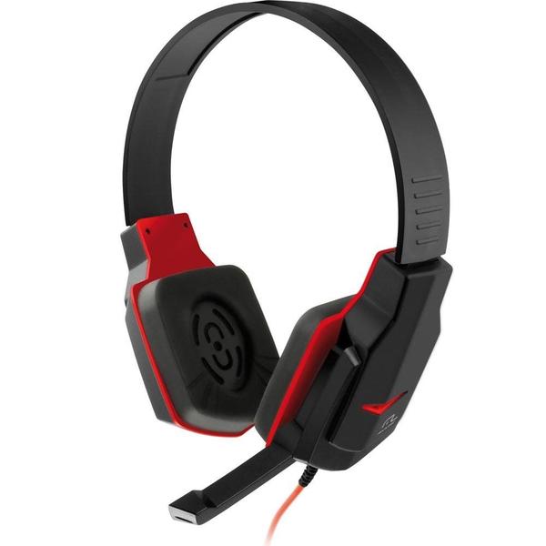 Imagem de Headset Gamer Multilaser Earpad de Silicone P2 Preto e Vermelho - PH073