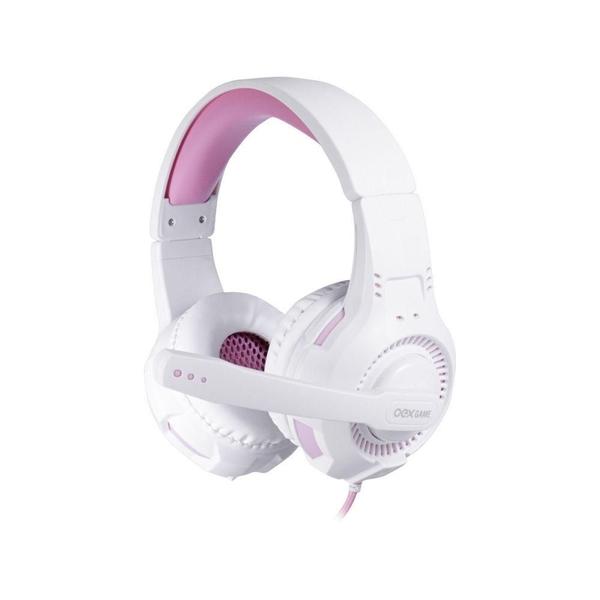 Imagem de Headset Gamer Multiplataforma Gorky Hs413 Oexgame Ps5 Xbox Rosa