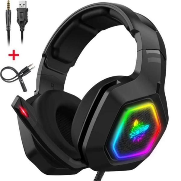 Imagem de Headset Gamer Onikuma K10 Led Fone Profissional Ps4 Xbox