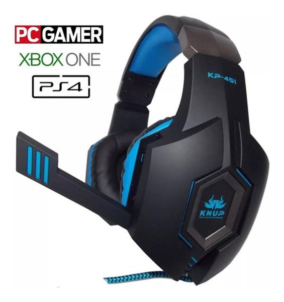 Imagem de Headset Gamer P3 Para Consoles E Smartphone Kp-451 Knup