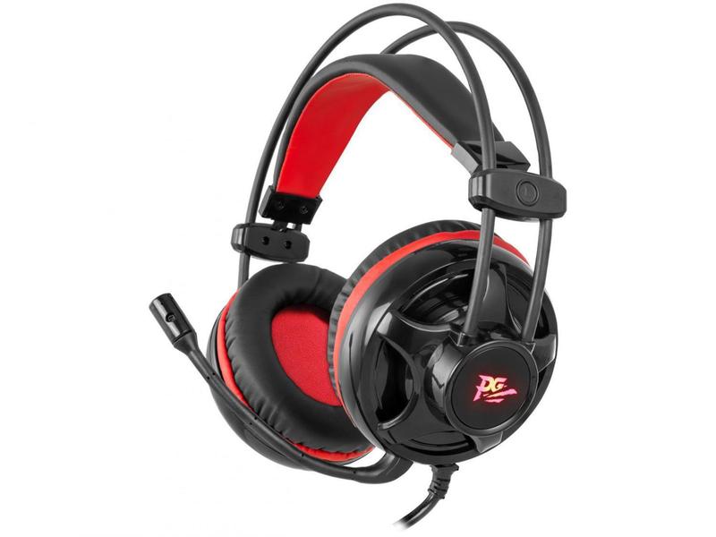 Imagem de Headset Gamer Philco PHS11V PC 5.1 P2 - Preto e Vermelho